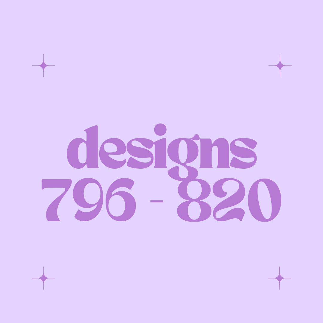 Designs 796-820