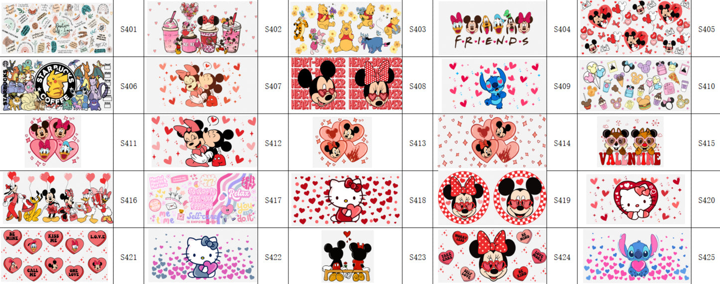 Designs 401-425