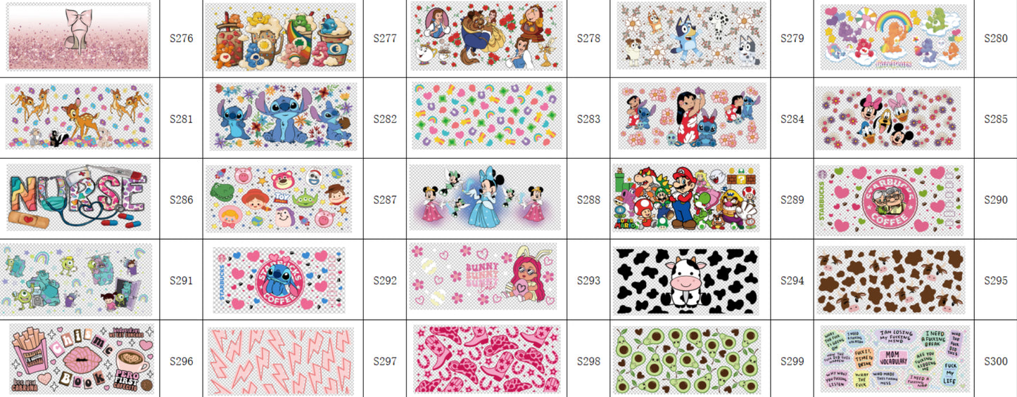 Designs 276-300