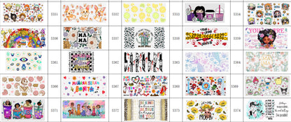 Designs 351-375