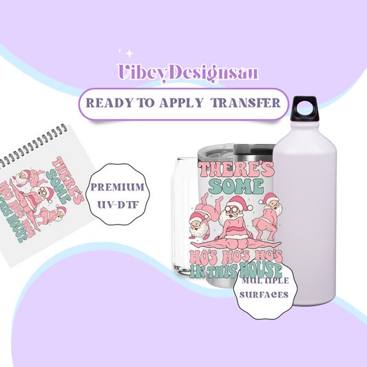 RTS UV-DTF Transfer for Bottle, Glass, Mug, Diary - Hohoho's in this house