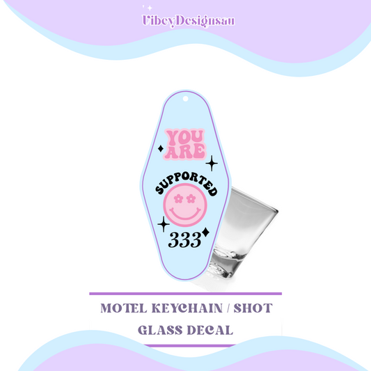 RTS Motel Keychain | Shotglass Decal - Angel number 333